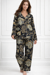 🌺 Women Floral Printed Spandex Top & Pant – 2-Piece Co-Ord Set 🌺