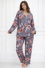🌺 Women Floral Printed Spandex Top & Pant – 2-Piece Co-Ord Set 🌺