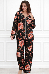 🌺 Women Floral Printed Spandex Top & Pant – 2-Piece Co-Ord Set 🌺