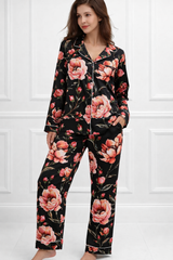 🌺 Women Floral Printed Spandex Top & Pant – 2-Piece Co-Ord Set 🌺