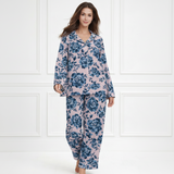 🌺 Women Floral Printed Spandex Top & Pant – 2-Piece Co-Ord Set 🌺