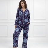🌺 Women Floral Printed Spandex Top & Pant – 2-Piece Co-Ord Set 🌺
