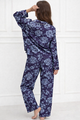 🌺 Women Floral Printed Spandex Top & Pant – 2-Piece Co-Ord Set 🌺