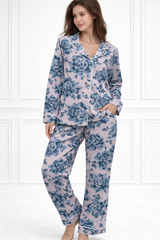 🌺 Women Floral Printed Spandex Top & Pant – 2-Piece Co-Ord Set 🌺