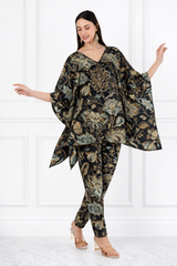 Women Floral Printed Kaftan Pant Set