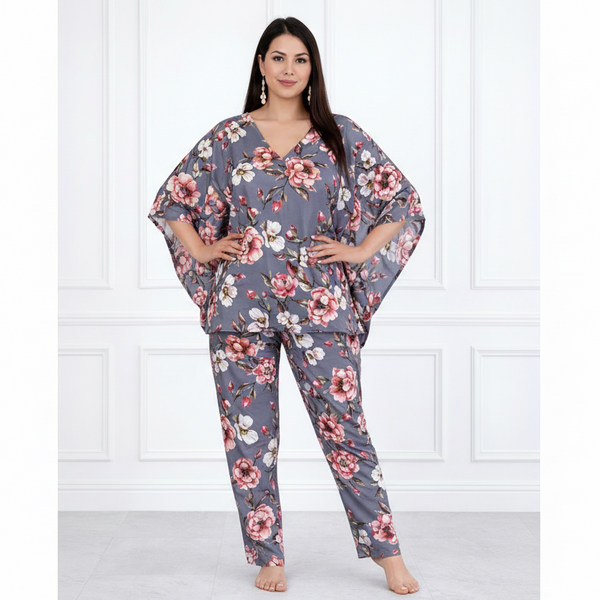 Women Floral Printed Kaftan Pant Set