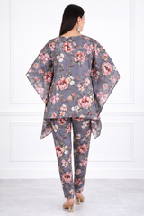 Women Floral Printed Kaftan Pant Set