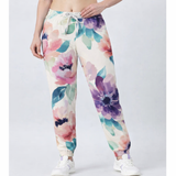 🌸 Women’s Floral Printed Spandex Top & Jogger Pant Co-Ord Set 🌸