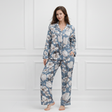 🌺 Women Floral Printed Spandex Top & Pant – 2-Piece Co-Ord Set 🌺