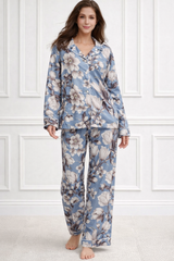 🌺 Women Floral Printed Spandex Top & Pant – 2-Piece Co-Ord Set 🌺