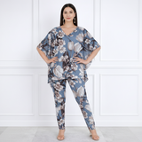 Women Floral Printed Kaftan Pant Set