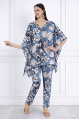 Women Floral Printed Kaftan Pant Set