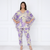 Women Floral Printed Kaftan Pant Set