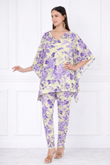 Women Floral Printed Kaftan Pant Set