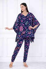 Women Floral Printed Kaftan Pant Set
