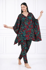 Women Floral Printed Kaftan Pant Set