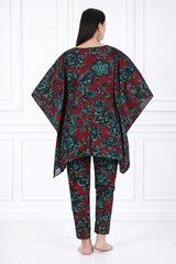Women Floral Printed Kaftan Pant Set