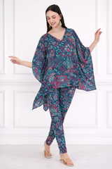 Women Floral Printed Kaftan Pant Set