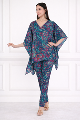 Women Floral Printed Kaftan Pant Set