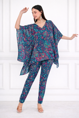 Women Floral Printed Kaftan Pant Set