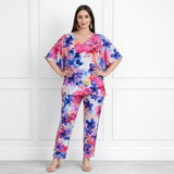 Women Floral Printed Kaftan Pant Set