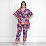 Women Floral Printed Kaftan Pant Set