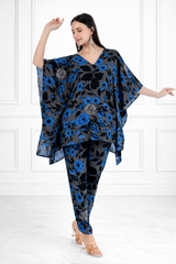 Women Floral Printed Kaftan Pant Set