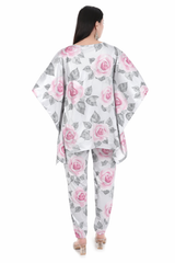 Women Floral Printed Kaftan Pant Set