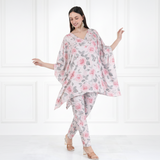 Women Floral Printed Kaftan Pant Set