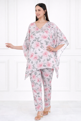 Women Floral Printed Kaftan Pant Set