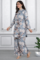 🌸 Floral Print Spandex Kurti Pant Co-Ord Set for Women | Stretchable &amp; Stylish Ethnic Wear 🌸