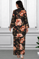 🌸 Floral Print Spandex Kurti Pant Co-Ord Set for Women | Stretchable & Stylish Ethnic Wear 🌸