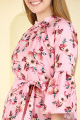 Floral Printed fit and flare dress