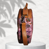 Jaipuri Floral Motifs Canvas Sling Bag