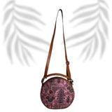 Jaipuri Floral Motifs Canvas Sling Bag