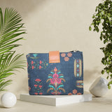 Ethnic Floral Print Canvas Wallet