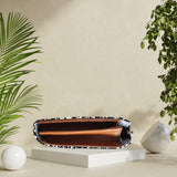 Monochrome Floral Print Wallet