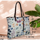 ETHNIC SMALL PAISLEY PRINT TOTE BAG