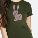 Women's Sequin Motifs Embellished cotton T-shirt