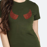 Women's Sequin Motifs Embellished cotton T-shirt