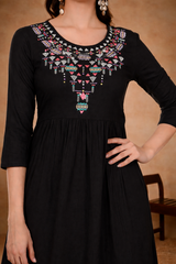 Embroidered Rayon Kurti Combo – Set of 3