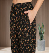 🌸 Floral Printed Spandex Kurti Pant Co-Ord Set 🌸