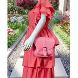 Chic & Compact: Women’s PU Sling Bag
