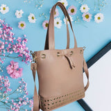 Effortless Style: Women’s PU Drawstring Bag