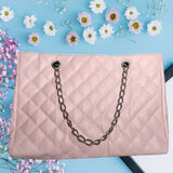 Classic Charm: Women’s PU Quilted Handbag