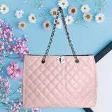 Classic Charm: Women’s PU Quilted Handbag