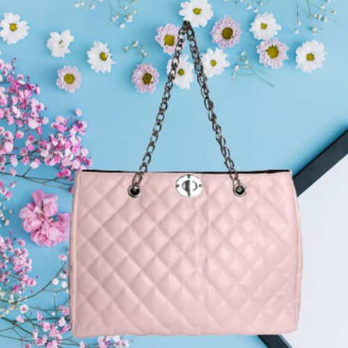 Classic Charm: Women’s PU Quilted Handbag