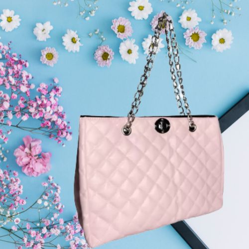 Classic Charm: Women’s PU Quilted Handbag