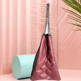 Classic Charm: Women’s PU Quilted Handbag