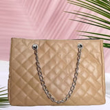 Classic Charm: Women’s PU Quilted Handbag